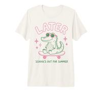 Later Gator School's out for Summer Last Day of School Camiseta Premium