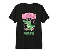 Later Gator School's out for Summer Last Day of School Camiseta Premium