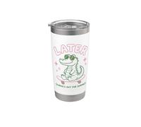 Later Gator School's Out for Summer Last Day of School Vaso térmico de acero inoxidable de doble pared