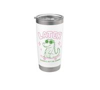 Later Gator School's Out for Summer Last Day of School Vaso térmico de acero inoxidable de doble pared