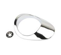 Lateral Batería Motocicleta Panel Motocicletas Car Cubierta de batería cromada para carenado de motocicleta, compatible con Harley Sportster XL883 XL1200 48 72 2004-2017, tanque lado derecho