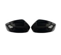 Lateral Cubiertas Espejo Para 6 para Atenza 2014 2015 2016 2017 fibra carbono negro brillante cubierta espejo lateral coche carcasa espejo retrovisor tapa Tapas Visión Trasera(Bright Black)