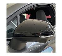 Lateral Cubiertas Espejo Para Changan Para UNI-T 2021 2022 Cubiertas Espejo Tapas Cubierta Espejo Retrovisor Cubiertas Negras Brillantes Con Aspecto Carbono Tapas Visión Trasera(Zwart)