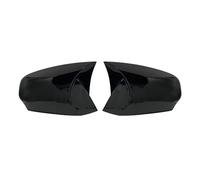 Lateral Cubiertas Espejo Para Fluance 2011-2015 cubierta espejo retrovisor lateral coche pegatina tapa ala puerta Exterior vista trasera embellecedor fibra carbono Tapas Visión Trasera(Gloss Black)