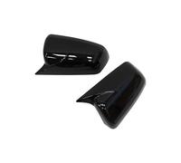Lateral Cubiertas Espejo Para para Lancer X 10 EX para EVO 2008-2012 cubierta espejo retrovisor puerta lateral tapa embellecedora pegatina concha pieza diseño coche Tapas Visión Trasera(Gloss Black)