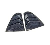 Lateral Cubiertas Espejo Para para Lancer X EX para EVO 2008-2018 puerta lateral espejo retrovisor cubierta adornos ABS fibra carbono estilo coche Tapas Visión Trasera(Shutter Louver)