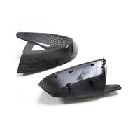 Lateral Cubiertas Espejo Para Q5 para Q7 2017 + cubierta espejo fibra carbono tapa visión trasera Exterior coche carcasa carcasa inversa con Clip asistencia carril Tapas Visión Trasera