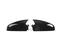 Lateral Cubiertas Espejo Para Vauxhall para Opel para Astra H para puerta MK5 2004-2009 tapas cubierta espejo retrovisor negro brillante par cubiertas espejo lateral coche Tapas Visión Trasera