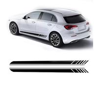 Lateral De Puerta De Coche Rayas Largas Película De Vinilo Pegatinas Decoración De Carrocería Accesorios para Mercedes Benz Ace CLA CLS GLA GLC GLE Class AMG GT W204 W205.,Red