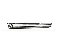 Lateral De Umbral Izquierdo Compatible Para Opel Corsa B 73_ 78_ 79_