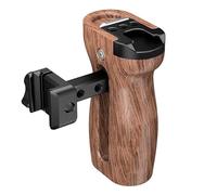 Lateral Liberación Rápida Empuñadura Madera para Jaulas Cámaras con Almacenamiento Llave Magnética Y Soporte para Fría
