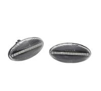 Lateral Luz para C1 C2 para C3 para C5 C6 para Berlingo para Jumpy Luz LED De Posición Lateral Señal De Giro Dinámica para Guardabarros Retrovisor Indicador(Dynamic Crystal)