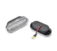 Lateral Luz para para Octavia 1U 1996-2010 2 Luces LED Dinámicas De Señal De Giro Intermitentes Secuenciales Retrovisor Indicador(15 LED Crystal)