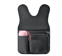 lateral para silla de playa: accesorios de almacenamiento universales para colgar, herramienta de dispositivo con componente de cremallera metálica, equipo portátil para acampar | para bebidas T
