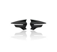 Lateral Puerta Tapas Espejo 2 Piezas para Seat para Leon MK3 5F ST FR para Cupra para Ibiza Mk5 para Arona KJ7 2017-2020 Cubierta Espejo Coche Carcasa Espejo(ABS Black)