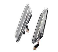 Laterales Ahumados Coche Accesorios Para Luces Indicadoras De Señalización Espejo Retrovisor Lateral Dirección Compatible Con Chrysler Para Ypsilon 2011-2020 OEM 60620141(Gray)