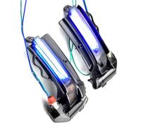 Laterales Ahumados Coche Luz De Giro Dinámica Desplazamiento Para Coche Indicador Secuencial Para Espejo Retrovisor Compatible Con Q2 Para GA 2016 2017 2018 2019(Blue)