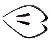 laterales alerones alerón Alerón Parachoques Delantero Divisores Rejillas Ventilación Compatible Con Benz W117 Para CLA Para CLA200 Para CLA250 CLA260 2016 2017 2018 2019(4 PCS)