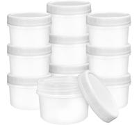 LATERN 20 Piezas Contenedores de Alimentos Pequeños, 5oz /160ml Tazones de Plástico Reutilizables Apilables Delicatessen con Tapas a Fugas Prueba, Aptos para Lavavajillas, Microondas y Congelador