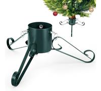 LATERN 50CM Metal Soporte para Árbol de Navidad, Resistente Base de Repuesto para Árbol de Navidad con Tornillo de Mariposa Apto para 3,5CM - 9CM Postes de Árbol, 120CM - 250CM Árbol Artificial