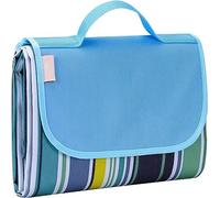 LATERN Manta de Picnic Grande, 200CM x 200CM Estera de Picnic Plegable Manta de Playa Impermeable a Prueba de Arena de Doble Capa Alfombra de Picnic Portátil para Playa Parque Cámping Senderismo