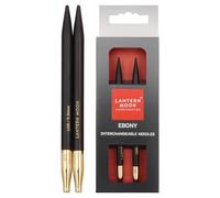 Latern Moon Intercambiable Aguja Consejos, Madera de ébano, Negro, 10 cm, 5,00 mm, 2