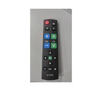 Latest Model Big Button Universal TV Remote (Black) Simple Easy to Use, Great