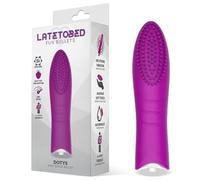 Latetobed Balas y Huevos Vibradores Marca Dotys Bala Vibradora Easy Quick Silicona Púrpura