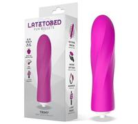 Latetobed Balas y Huevos Vibradores Marca Trimy Bala Vibradora Easy Quick Silicona Rosa