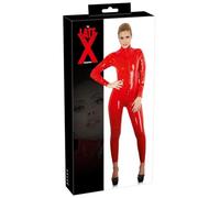 Latex - Catsuit, rojo, XS
