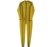 Latex Gummi Weiblich Sexy Gelb Und Schwarz Catsuit Party Rubber Suit-Amarillo-Negro,amarillo-negro,L