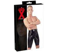 Latex para hombre pantalones cortos en bicicleta, grande