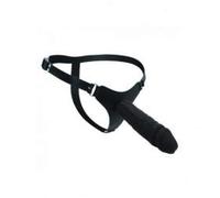 Latex Play Rimba Arnés con Dildo Color Negro - 155 gr