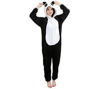 Lath.Pin - Pijama Kigurumi - Modelo Panda - Para mujer, unisex - Pijama para adulto - Ideal como fiestas cosplay, para halloween, como disfraz de carnaval, etc Panda L