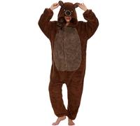 LATH.PIN - Pijama Tuta Modelo Panda - Unisex para Adulto - Disfraz de Animal - Ideal para Halloween, Carnaval, Cosplay - Pijama para Mujer - Disfraz de Animal para Invierno, XL