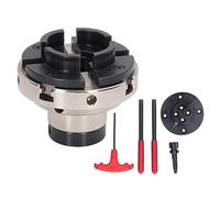 Lathe Chuck 4in Cug3418cc 4 Jaw 1inx8tpi Aleación de acero Aguar chuck Set de accesorio de accesorios