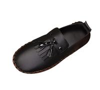 Lather Boat Shoes for Women UK Womens Comfortable Wide Fit Orthopedic Walking Sneakers Breathable Women's Slip On Flat Deck Shoes for Dress Work Office Outdoor