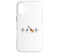 Latido corazón Guitarra Humor Guitarrista drole Carcasa para iPhone 16 Plus