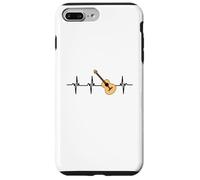 Latido corazón Guitarra Humor Guitarrista drole Carcasa para iPhone 7 Plus/8 Plus