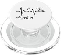 Latido del corazón dálmata - Lindo cachorro amante de los perros dálmatas PopSockets PopGrip para MagSafe