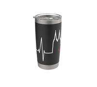Latido Del Corazón De Colonia Catedral De Colonia Carnaval Vaso térmico de acero inoxidable de doble pared
