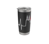 Latido Del Corazón De Colonia Catedral De Colonia Carnaval Vaso térmico de acero inoxidable de doble pared