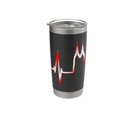 Latido Del Corazón De Colonia Catedral De Colonia Carnaval Vaso térmico de acero inoxidable de doble pared