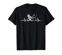 Latido del corazón de Navidad con muñeco de Nieve y acogedora Nevada Celebra Camiseta