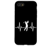 Latido del corazón de un Golfista Swinging Pasión por el Juego Carcasa para iPhone SE (2020) / 7/8