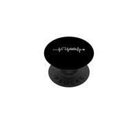 Latido del corazón París Texto ECG Curva Ciudad Francia PopSockets PopGrip Adhesivo