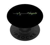 Latido del corazón Vegano PopSockets PopGrip Adhesivo