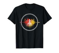 Latido del Qigong - Wu Xing Retro Camiseta