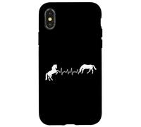 Latidos del corazón de caballos Carcasa para iPhone X/XS