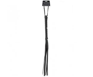 Latigo Azotador Negro de Piel